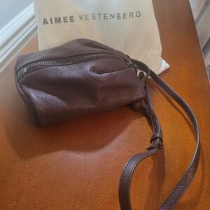Aimee Kestenberg Dark Brown Leather Belt Bag